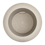 amber roll low 43cm greige